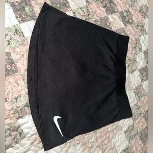 Nike Dri-FIT Kids Girls Black Athletic Workout Golf Skort Skirt